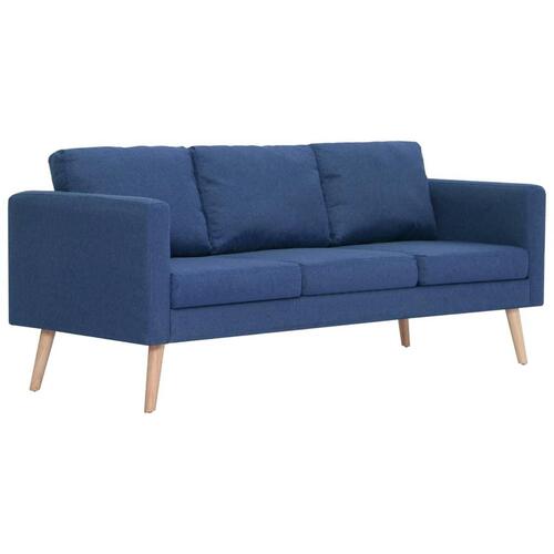 Sofasæt i 2 dele stof blå