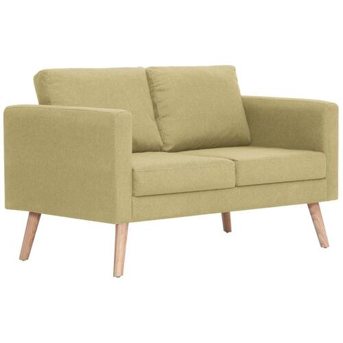 Sofasæt i 2 dele stof grøn