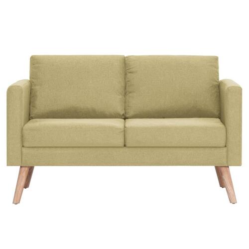 Sofasæt i 2 dele stof grøn