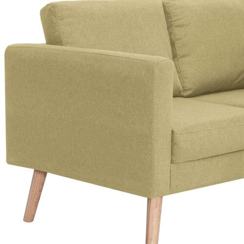 Sofasæt i 2 dele stof grøn