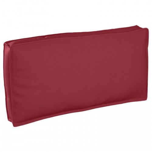 Pallet Pude til Sæde/Rygstøtte Vinrød 120x60x12 cm Oxford Stof