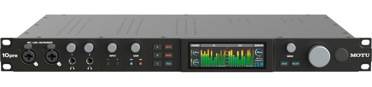 MOTU 10pre lydinterface