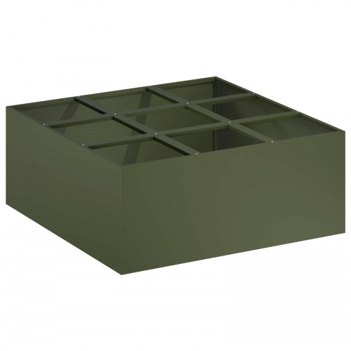 Plantekasse olivengrøn 100 x 100 x 40 cm