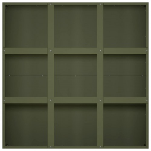Plantekasse olivengrøn 100 x 100 x 40 cm