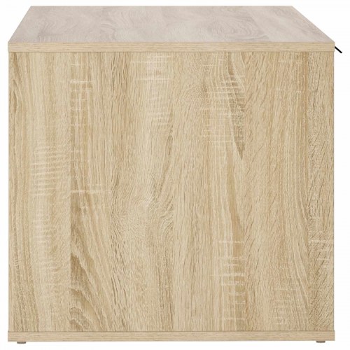 Kattebur møbel med skjult kattebakke i Sonoma-eg 100 x 49 x 45 cm