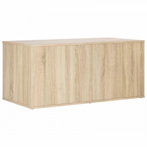 Kattebur møbel med skjult kattebakke i Sonoma-eg 100 x 49 x 45 cm