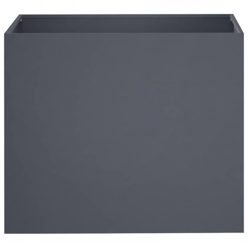 Have blomsterkrukke 2 stk. antracit 60 x 40 x 50 cm