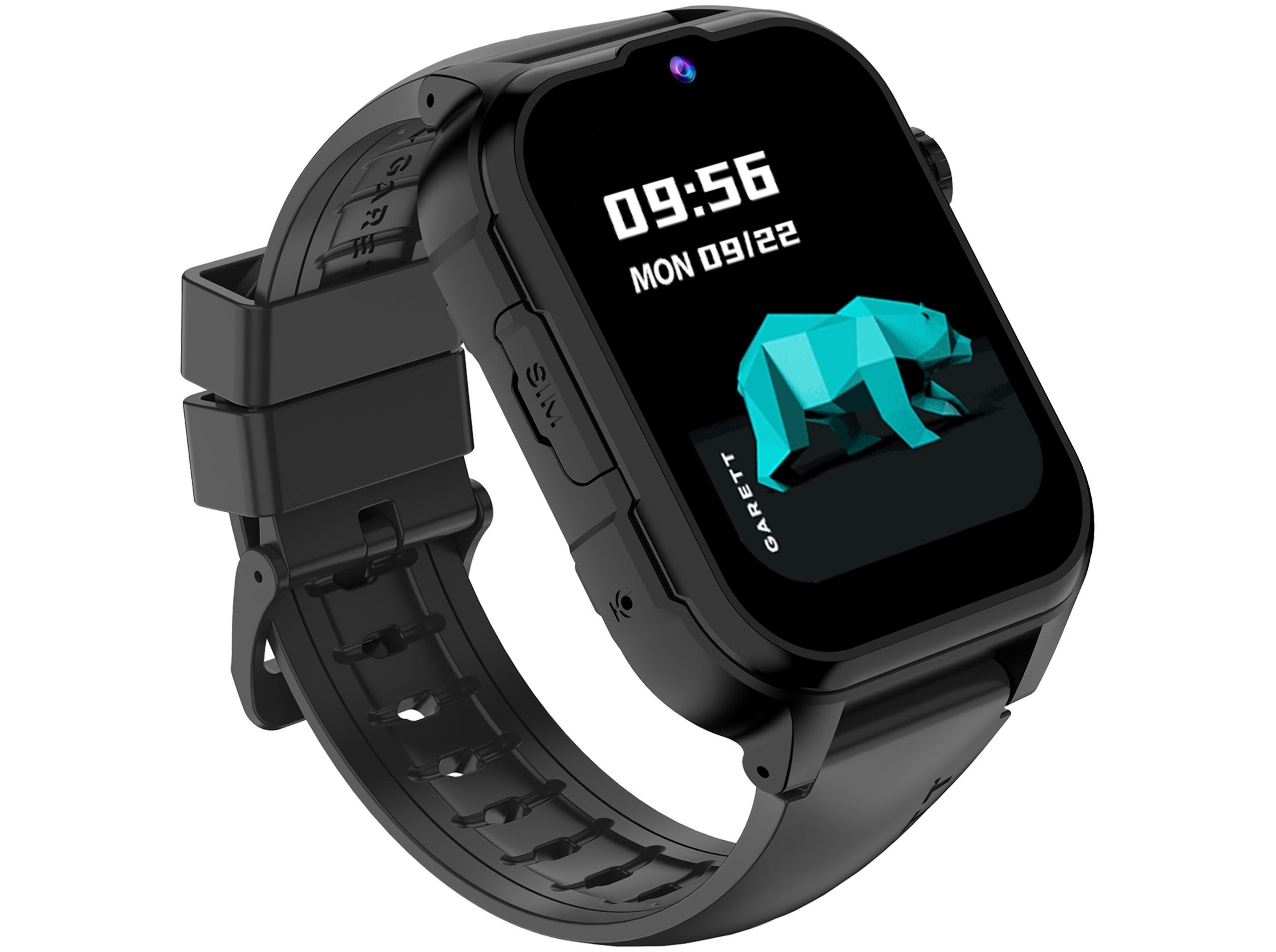 Garett Kids Hero Pro 4G 45 mm sort smartwatch til børn
