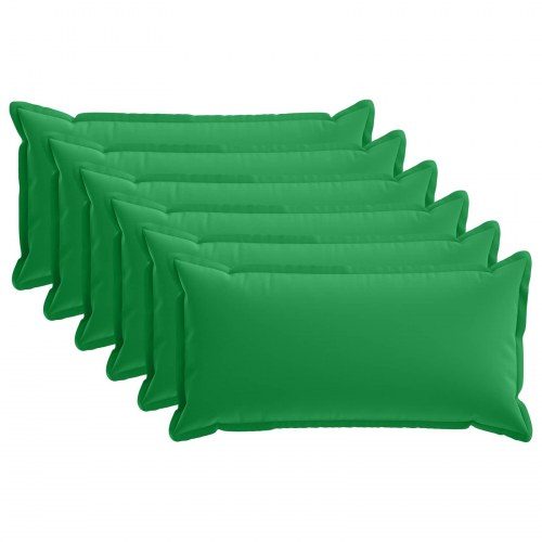 Pudebetræk 6 stk. HOUTEN grøn 40 x 80 cm i polyester