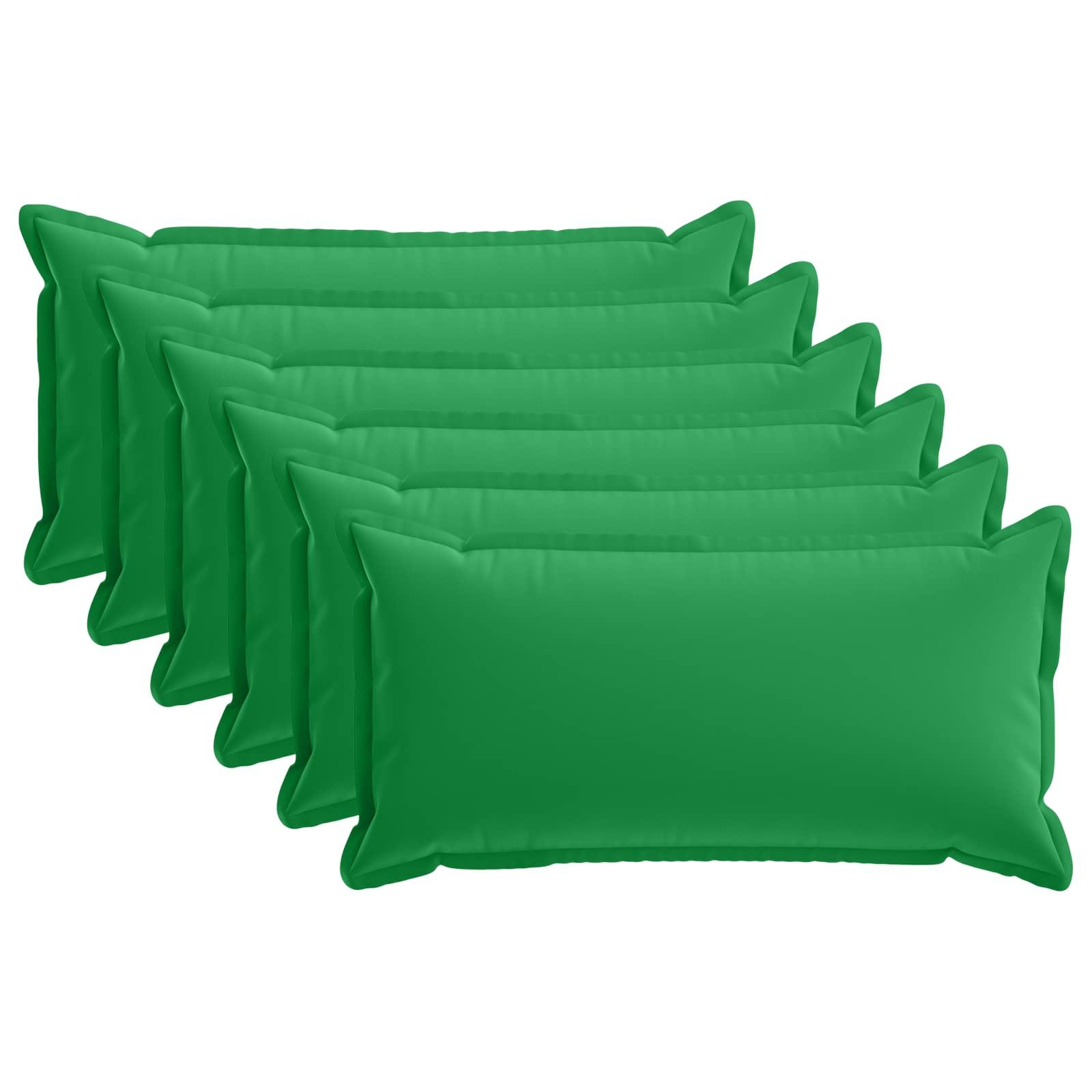 Pudebetræk 6 stk. HOUTEN grøn 40 x 80 cm i polyester