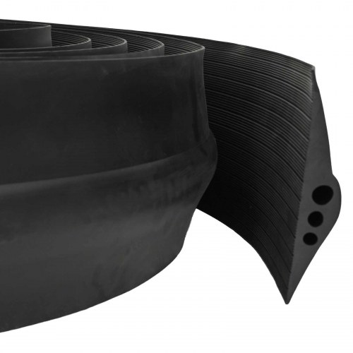 Garage gulvforsegling sort 74 x 20 mm 3,5 m i EPDM-gummi
