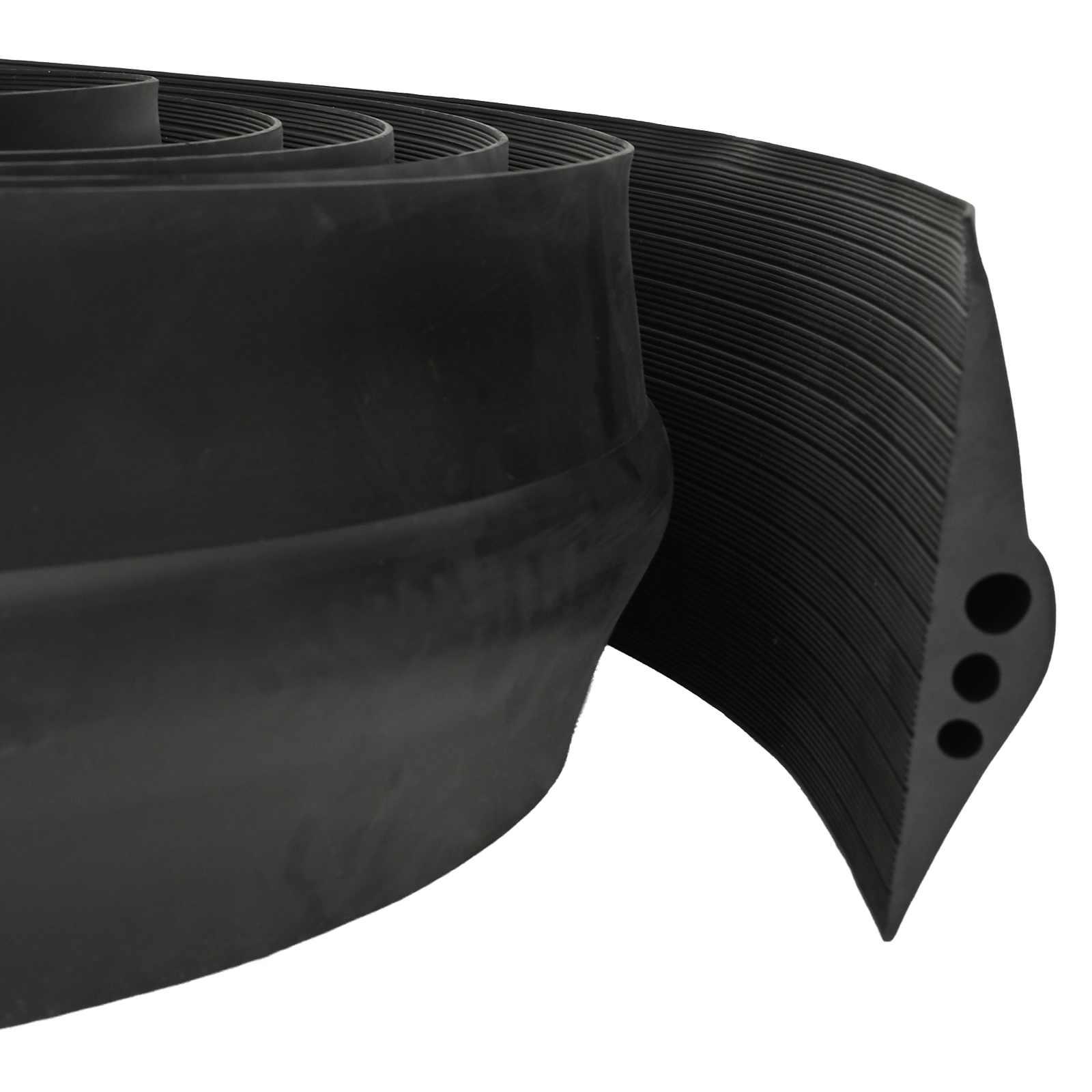 Garage gulvforsegling sort 74 x 20 mm 3,5 m i EPDM-gummi