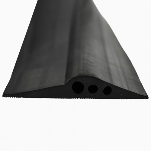 Garage gulvforsegling sort 78 x 14 mm 2 m EPDM gummi