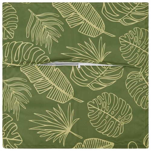 Pudebetræk 2 stk. HOUTEN bladdesign 55 x 55 cm i polyester
