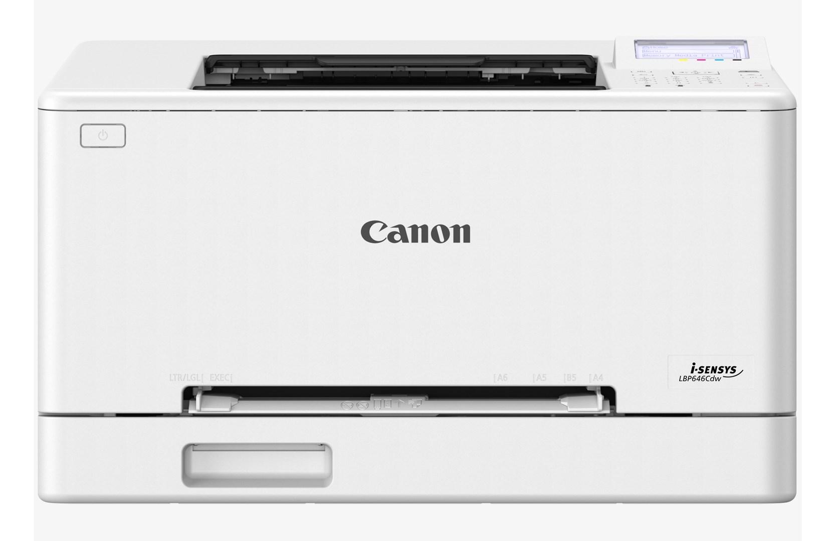Canon i-SENSYS LBP646Cdw farvelaserprinter A4 med Wi-Fi, Ethernet og automatisk dupleks