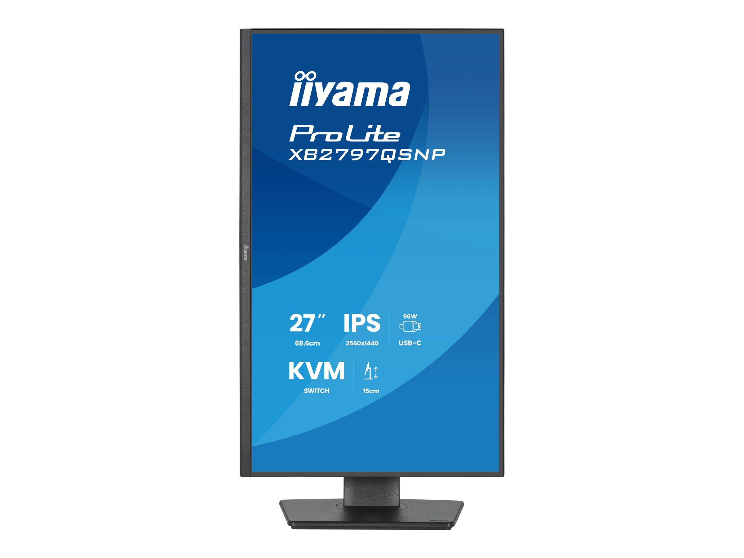 iiyama ProLite XB2797QSNP-B1 27" QHD IPS dockingskærm