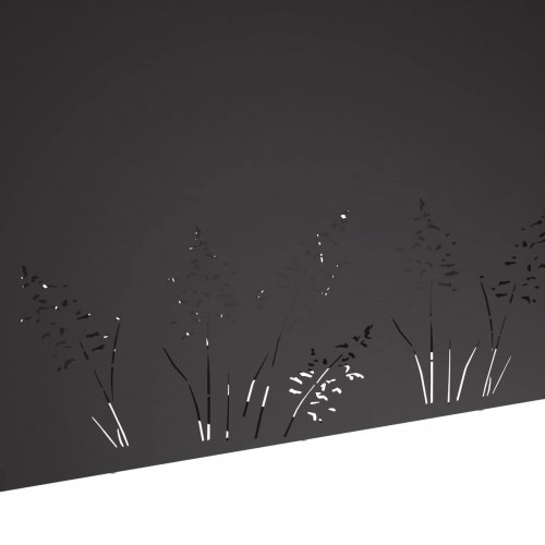 Blomsterkrukke 2 stk. sort 100 x 30 x 49 cm