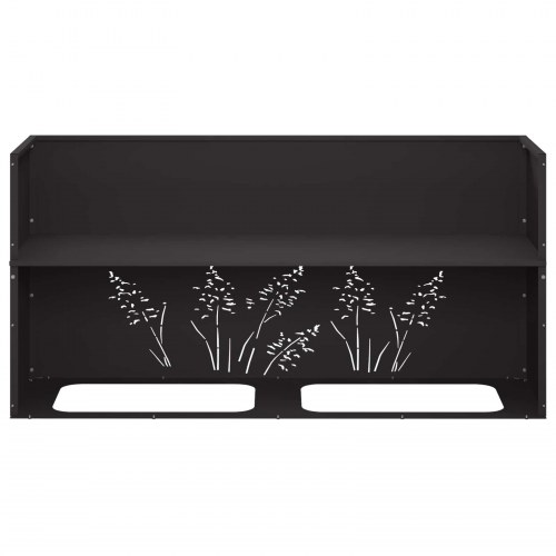 Blomsterkrukke 2 stk. sort 100 x 30 x 49 cm
