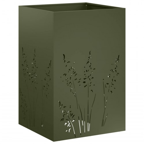Have blomsterkrukke 2 stk. olivengrøn 50 x 50 x 75 cm