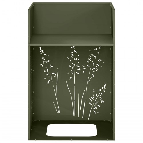 Have blomsterkrukke 2 stk. olivengrøn 50 x 50 x 75 cm