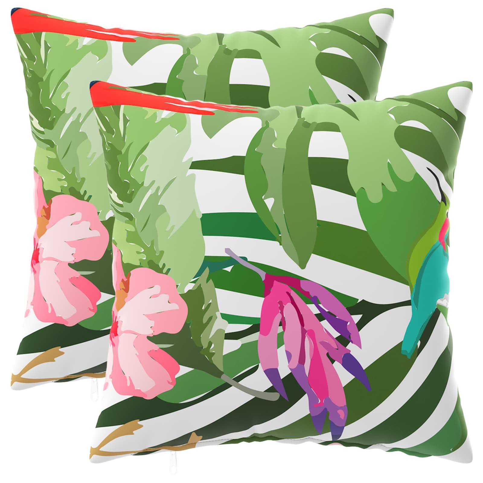 Pudebetræk 2 stk HEERLEN sort 40 x 40 cm i polyester