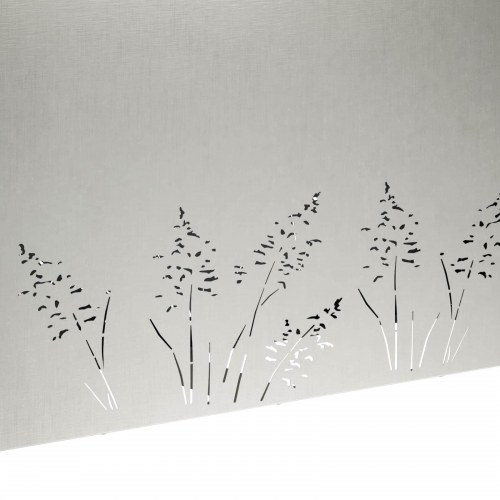 Blomsterkrukke 2 stk. sølv 100 x 30 x 49 cm i rustfrit stål