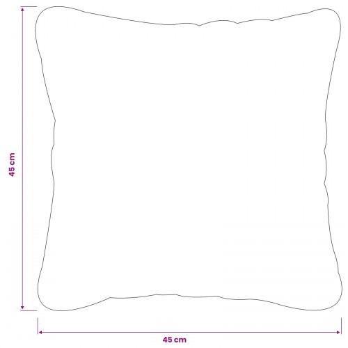 Pudebetræk HEERLEN 12 stk flerfarvet 45 x 45 cm polyester