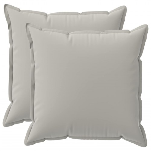Pudebetræk HOUTEN 2 stk. grå 80 x 80 cm i polyester