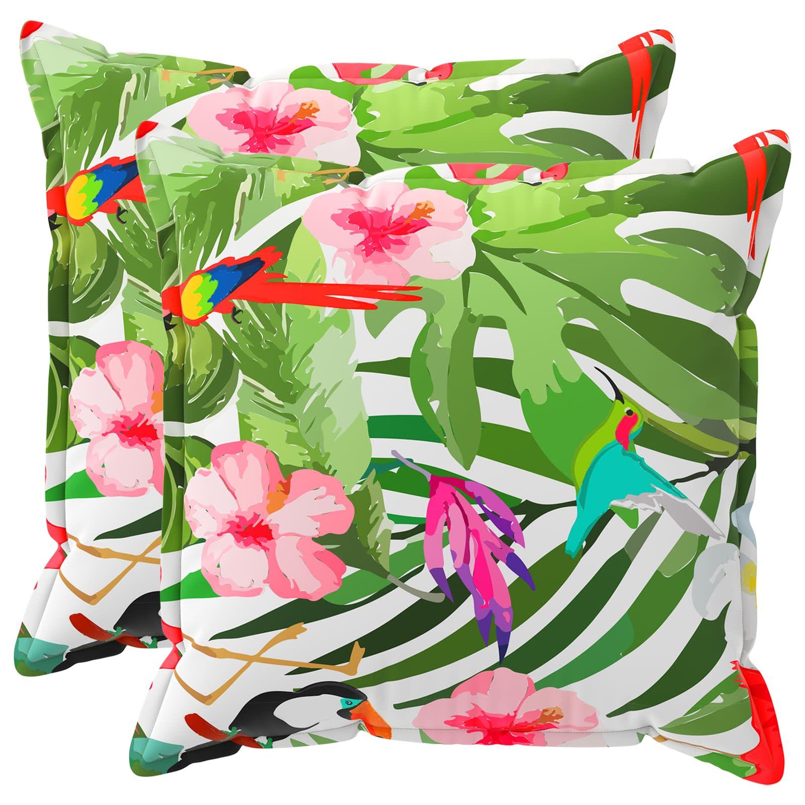 Pudebetræk 2 stk. HOUTEN sort 55 x 55 cm i polyester