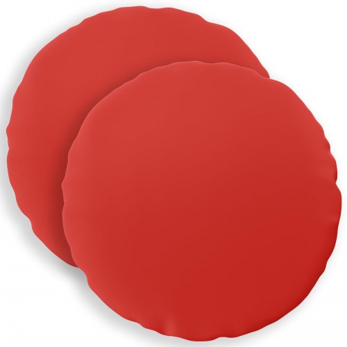 Pudebetræk 2 stk HEERLEN rød Ø 50 cm i polyester