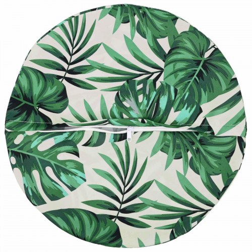 Pudebetræk HEERLEN 6 stk bladmønster Ø 50 cm i polyester
