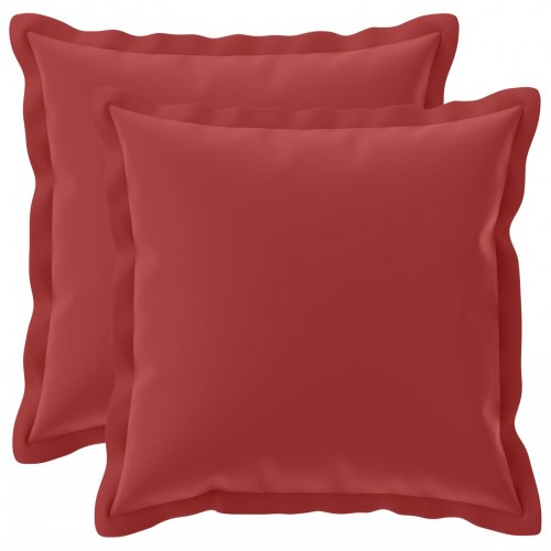 Pudebetræk 2 stk. HOUTEN vinrød 50 x 50 cm i polyester