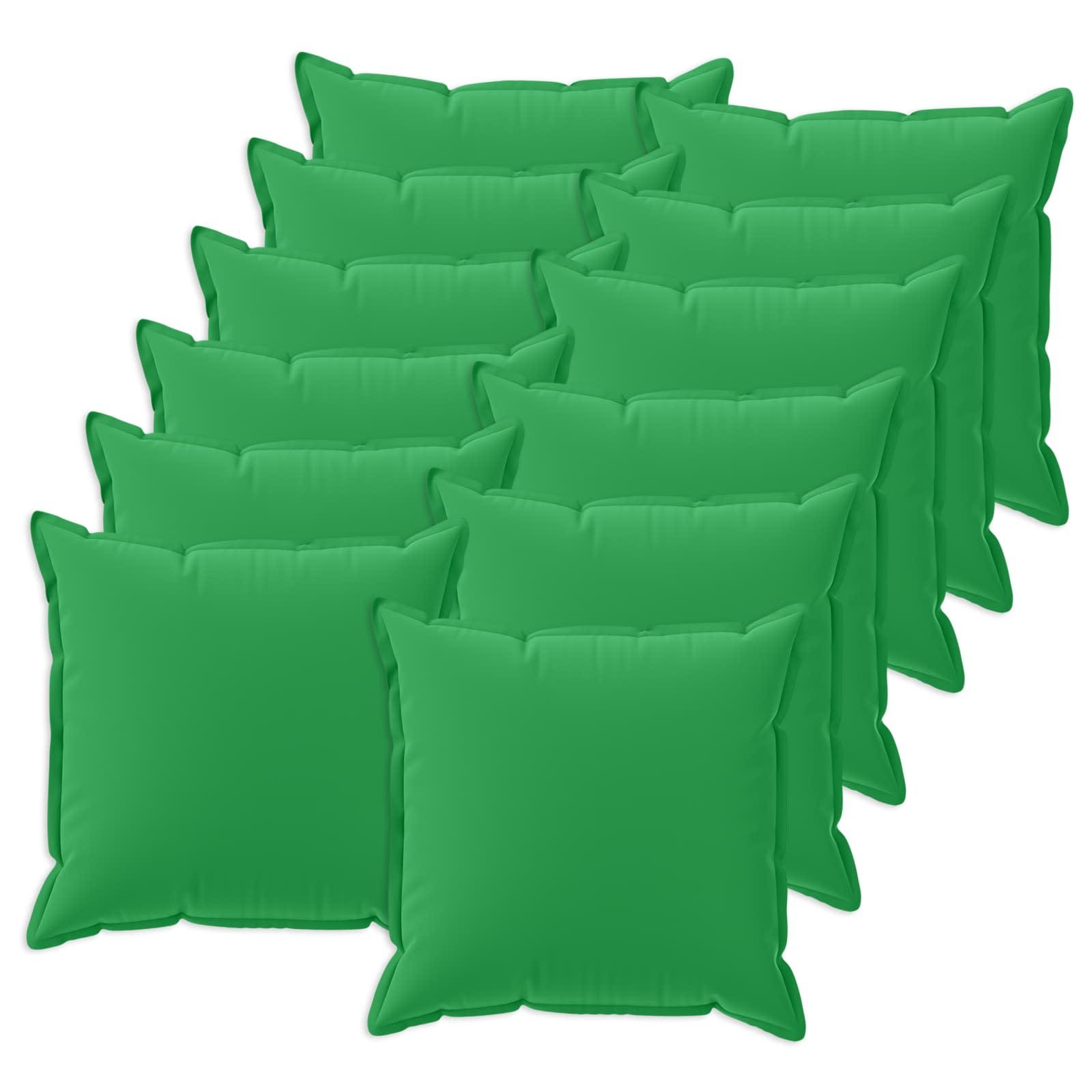 Pudebetræk HOUTEN 12 stk. grøn 50 x 50 cm i polyester