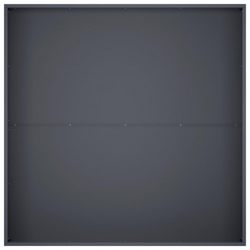 Have blomsterkrukke 2 stk. antracit 100 x 100 x 20 cm
