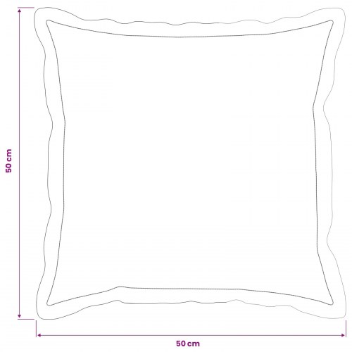 Pudebetræk 2 stk. HOUTEN antracit 50 x 50 cm i polyester