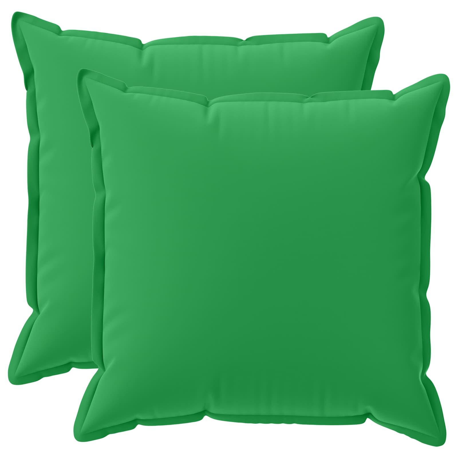 Pudebetræk 2 stk. HOUTEN grøn 70 x 70 cm i polyester