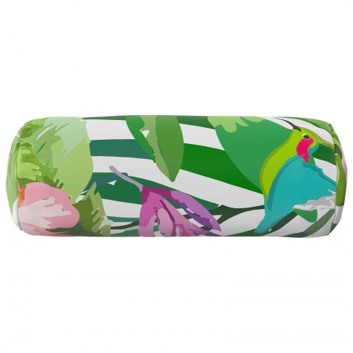 Pudebetræk 2 stk HEERLEN sort Ø 15 x 40 cm i polyester