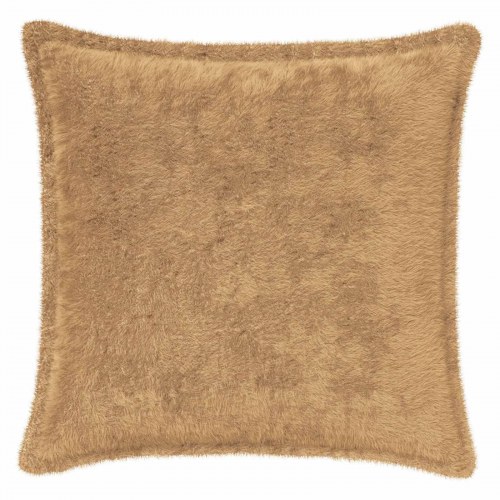 Pudebetræk 12 stk. HOUTEN gråbrun 45 x 45 cm i faux kaninpels