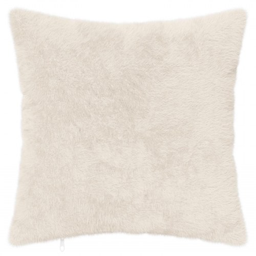 Pudebetræk 6 stk. HEERLEN hvid 30 x 30 cm i faux kanin pels