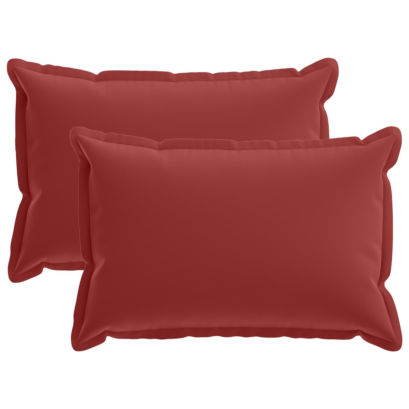Pudebetræk 2 stk. HOUTEN vinrød 40 x 60 cm i polyester