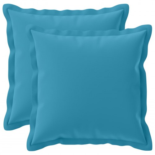 Pudebetræk 2 stk. HOUTEN lyseblå 35 x 35 cm i polyester