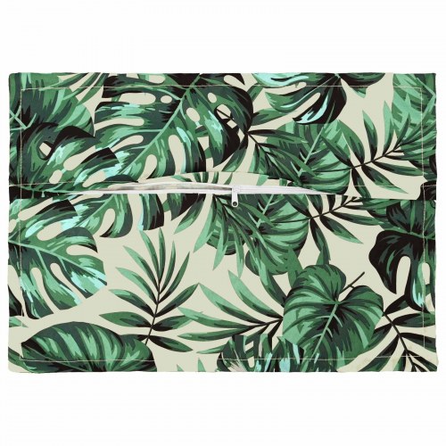 Pudebetræk 6 stk. HOUTEN bladmønster 50 x 75 cm i polyester