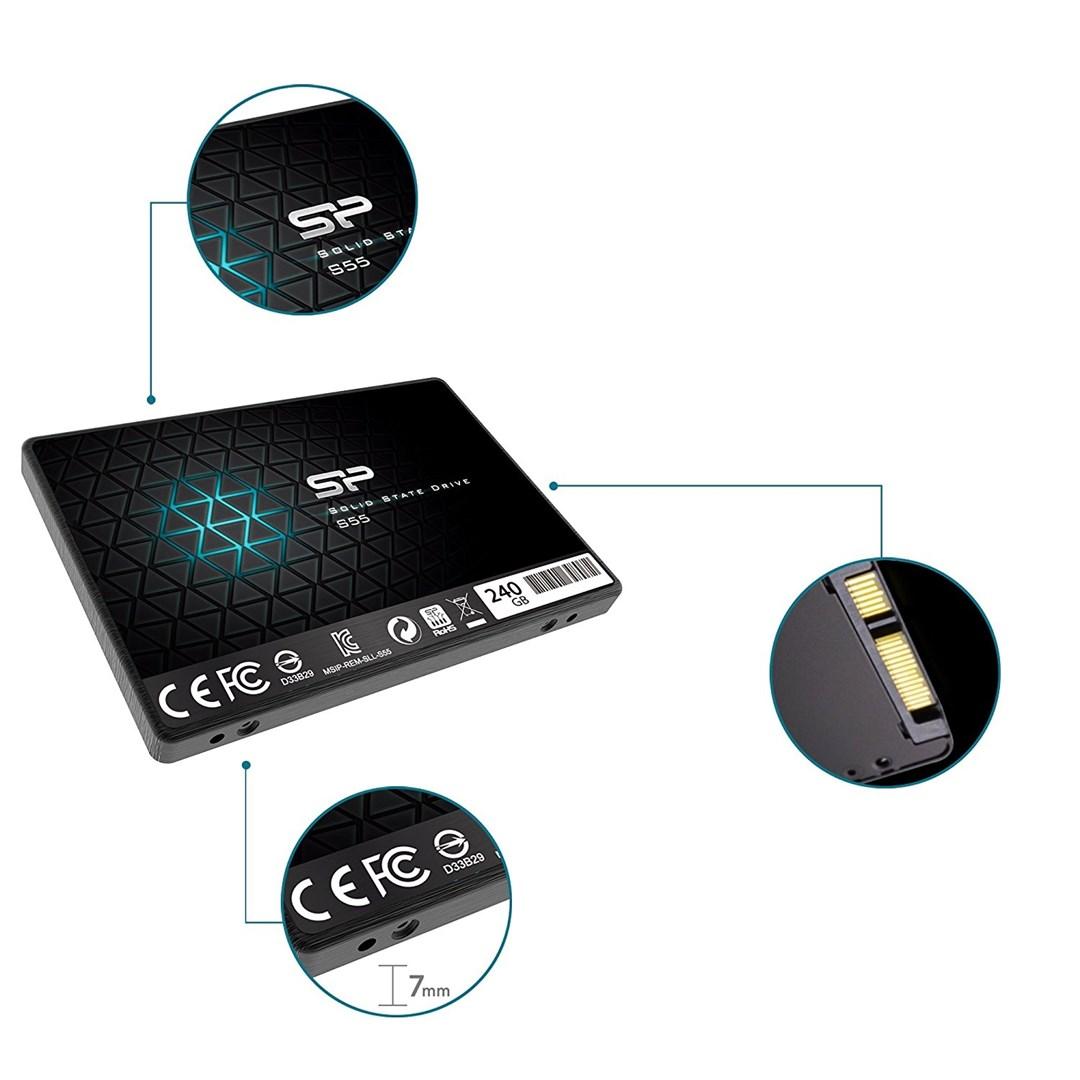 Silicon Power Slim S55 2,5" 240 GB SATA III SSD
