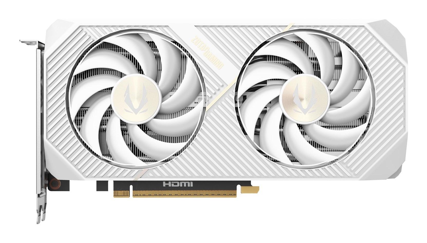 ZOTAC GAMING GeForce RTX 5070 Twin Edge OC grafikkort 12 GB GDDR7 hvid