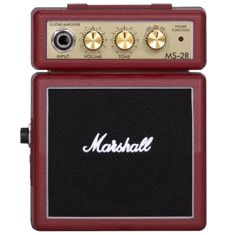 Marshall MS-2R rød mikro guitarforstærker