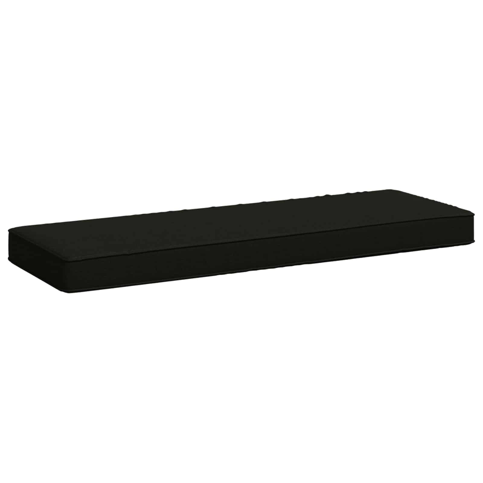 Bænkepude VUGHT sort 80 x 30 x 5 cm i 100% polyester