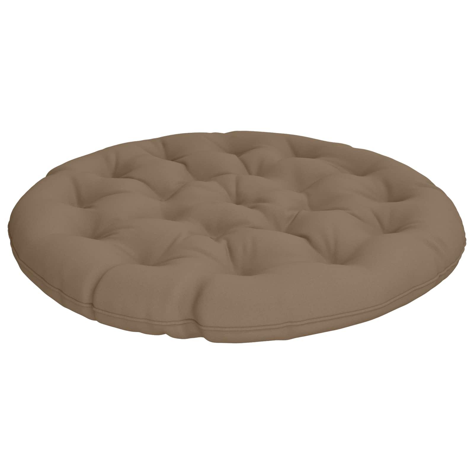 Papasan stolspude VIANEN gråbrun Ø 130 x 12 cm