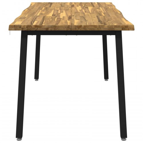 Spisebord med live edge 160 x 90 x 75 cm i massivt akacietræ