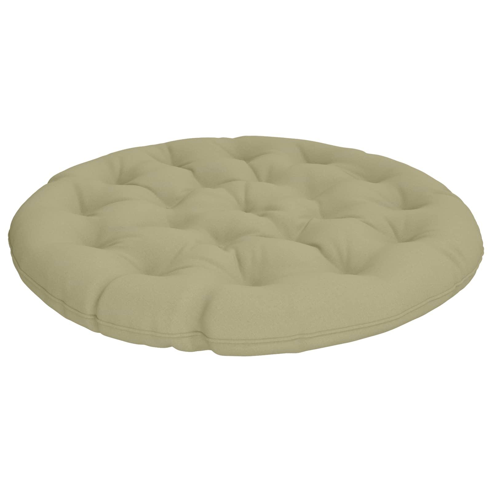 Papasan stolspude VIANEN lys grøn Ø 130 x 12 cm
