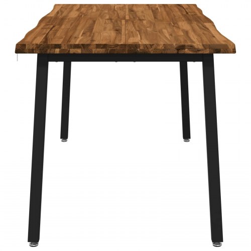 Spisebord med live edge 160 x 80 x 75 cm i massivt akacietræ
